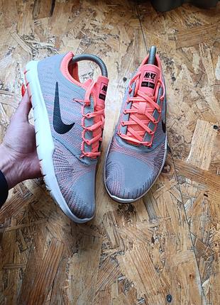 Оригинальные беговые кроссовки nike flex adapt tr running shoes sneakers women's 831579-006 gray pink
