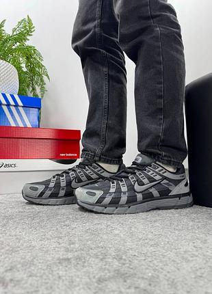 ✔️ nike p-6000 black grey 4