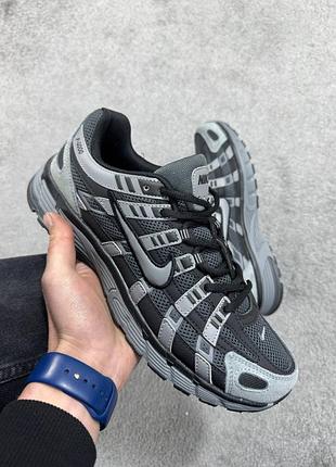 ✔️ nike p-6000 black grey 6