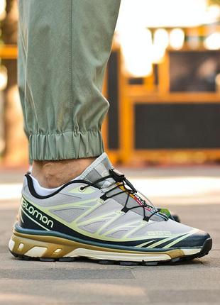 Salomon xt-6 adv dover silver beige 8