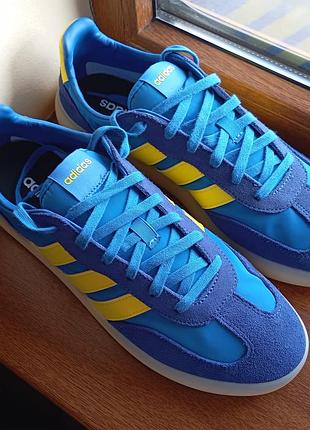 Кросівки adidas barreda decode ji2319 оригінал нові р.44 натуральна замша сині