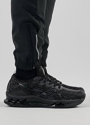 Мужские кроссовки asics gel-kinsei blast all black