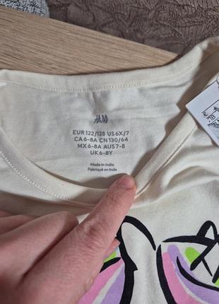 Реглан для дівчинки h&m 122 128 3