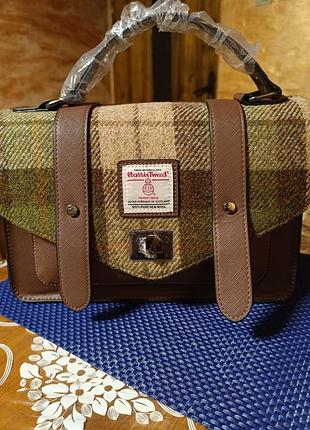 Harris tweed сумка из аутентичной шотландской шерсти