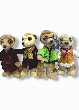 Сурикаты коллекционные мягкие игрушки