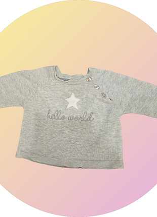 Кофта для грудничка (грудничка) 62 размер, фирмы primark, идеальное состояние.