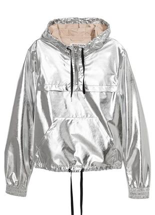 Анорак h&m з металевим покриттям