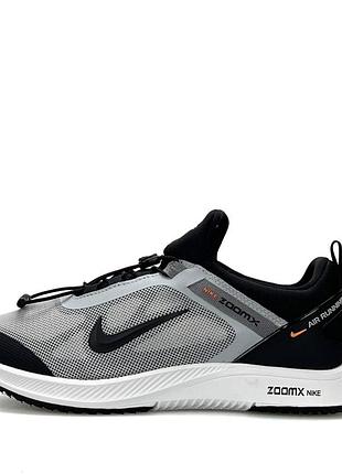 Nike air running light grey black 2