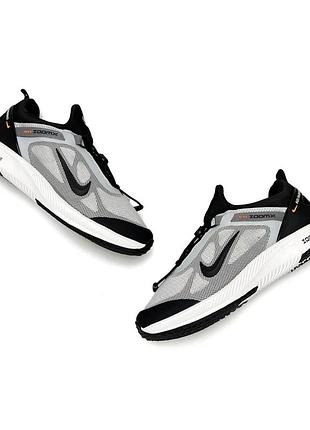 Nike air running light grey black 5