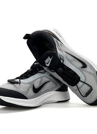 Nike air running light grey black 9