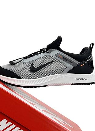 Nike air running light grey black 10