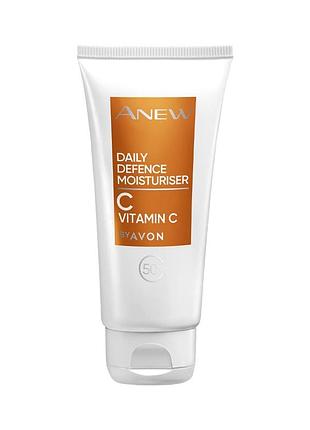 Anew avon зволожувальний крем для обличчя «максимальне сяйво» spf 50 2