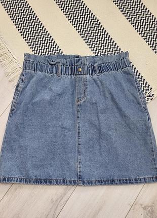 Женская джинсовая короткая юбка, xl
