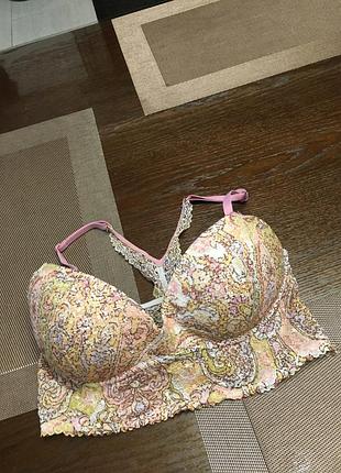 Женский бюстгальтер-корсет (бюстье)бренд victoria's secret.