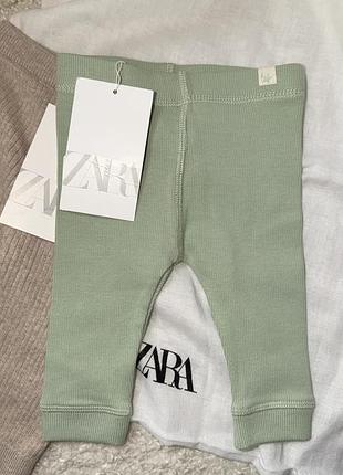Zara легінси в рубчик