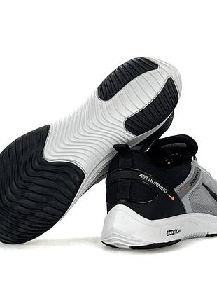 Nike air running light grey black 7