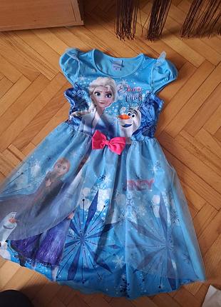 Сукня ельзи💙 крижане сердце💙 frozen на 7-10 г.