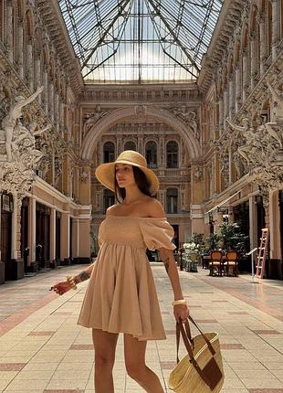 Коротка літня сукня 🤎 4