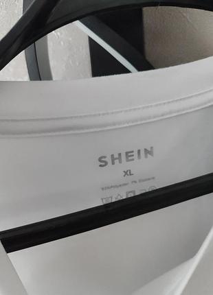Лонгслив белый new york xl shein 3