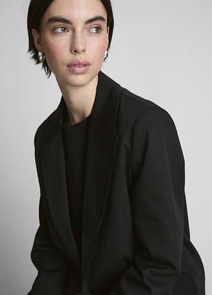 Чорний жіночий піджак блейзер шикарної якості primark, розмір м ліоцел віскоза