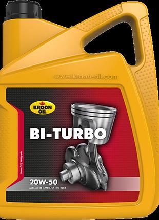 Масло моторное bi-turbo 20w-50 5л минер bi-turbo 20w-50 5l (api sl/cf, acea a3/b3) kl 00340