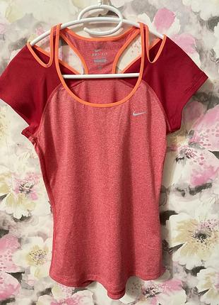 Спортивний топ футболка nike dri-fit р.хс