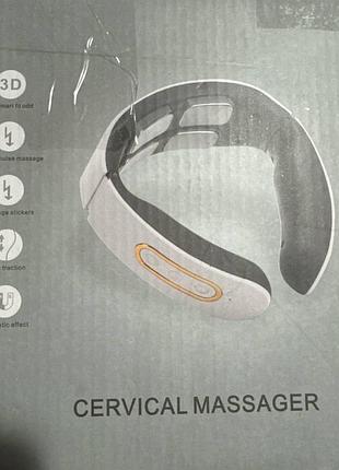 Импульсный массажер для шеи (cervical massager), предназначенный для снятия мышечного напряжения и улучшения микроциркуляции с помощью микротоков