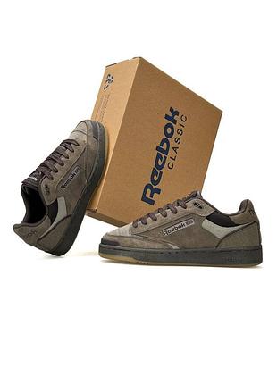 Чоловічі кросівки reebok club c brown