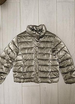 Демисезонная подростковая куртка для девушки 11-12 лет zara
