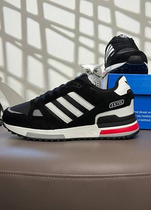 Чоловічі кросівки adidas zx 750 black red white