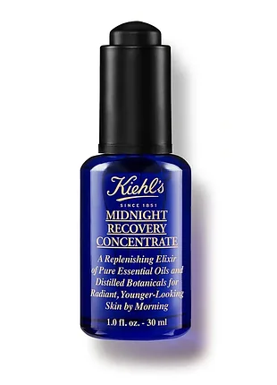 Нічна відновлювальна сироватка-концентрат для обличчя kiehl’s midnight recovery concentrate 30 мл.