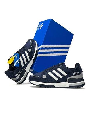 Мужские кроссовки adidas zx 750 navy white