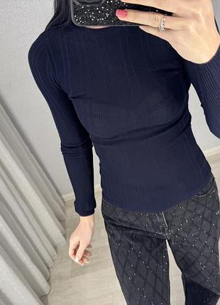 Кофта водолазка рубчик 5