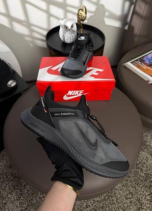 Мужские кроссовки nike air running grey black