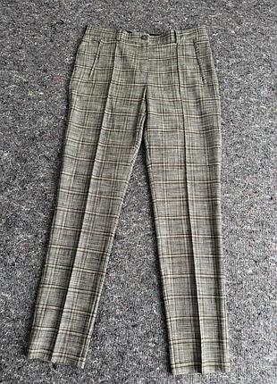 Жіночі штани брюки у клітинку розмір m l 48 - 50 raphaela super slim