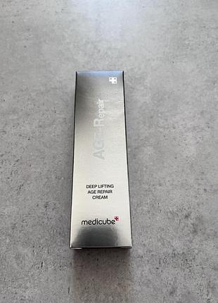Medicube age-repair deep lifting age repair cream, 30 мл - лифтинг крем с пептидами для упругости и морщин