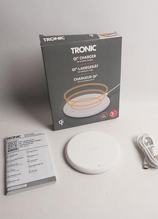 Зарядний пристрій tronic qi для бездротової зарядки tcp-10-a1