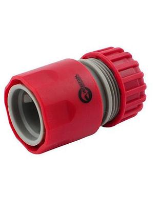 Коннектор intertool - с аквостопом 3/4" для шланга 3/4"