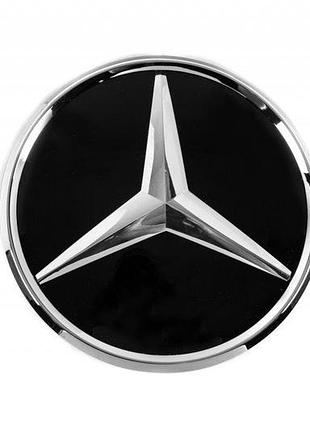 Передня емблема під склом хром окантовка a0008880111 mercedes gle ml сlass w166 шильдик значок для тюнін ve-33