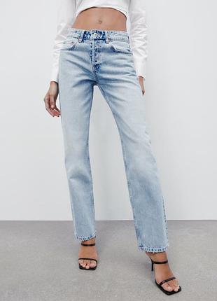 Джинси straight zara