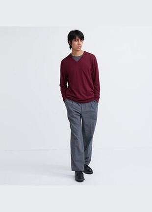 100% тонка вовна  uniqlo джемпер