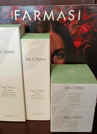 Набор для проблемной и склонной к жирности кожи tea tree dr.tuna farmasi