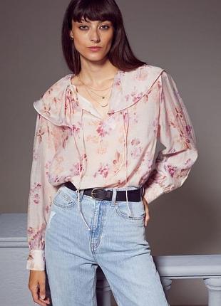 Бавовняна блуза h&m