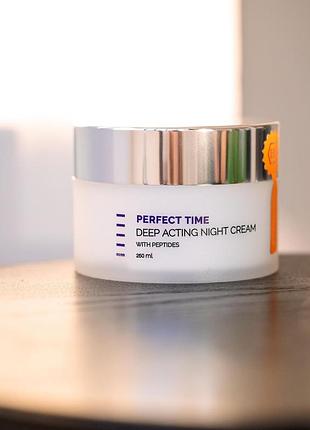 Holy land perfect time deep acting night cream - ночной крем с пептидами холые ленд