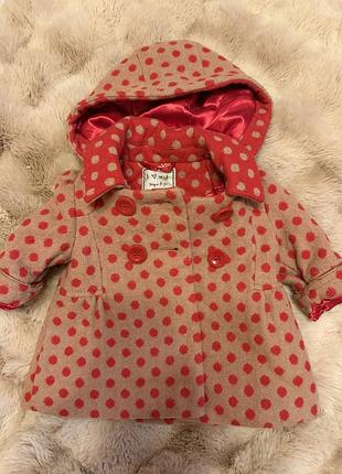 Вовняне тепле пальто