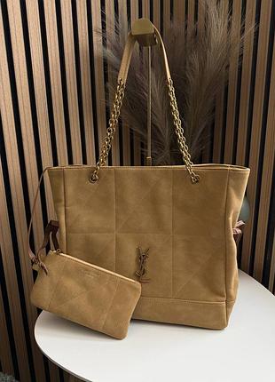 Сумка премиум 40 см suede tote