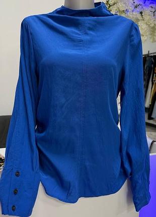 Блуза zara кольору електрик