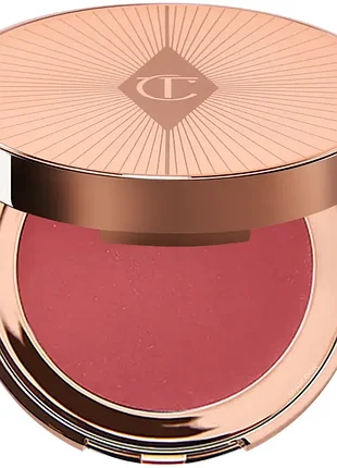 Кремовые румяна-помада charlotte tilbury beautiful skin island glow lip & cheek pillow talk colour of dreams 2.5 г