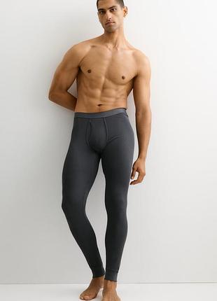 H&m s нові фірмові чоловічі підліткові довгі кальсони підштаники піддьова thermolite оригінал