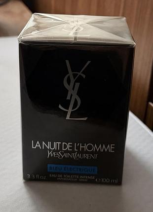 La nuit de l'homme bleu électrique yves saint laurent 100 ml